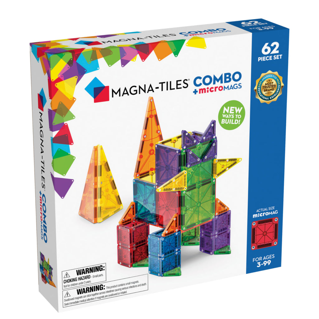 Magna-Tiles 62pc Combo Set