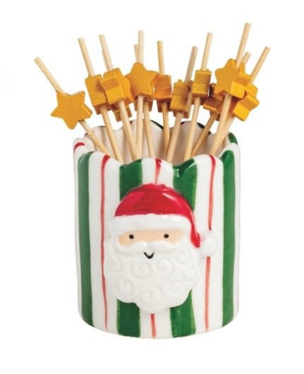 Santa Christmas Toothpick Holder
