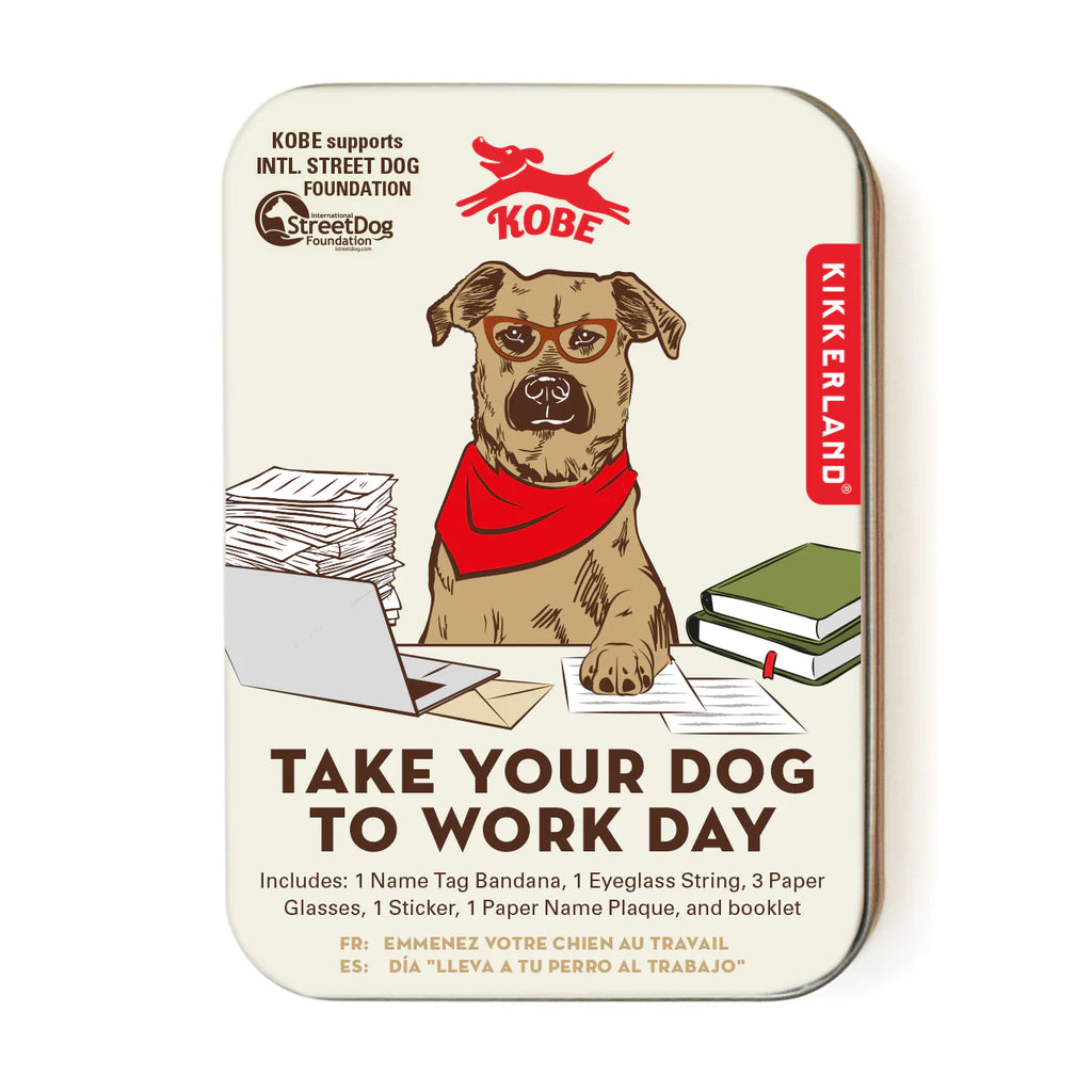 Kobe Take Your Dog To Work Day  Kikkerland   