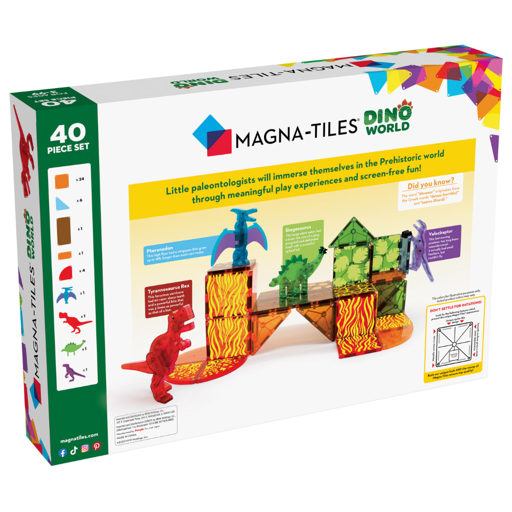Magna-Tiles Dino World Set