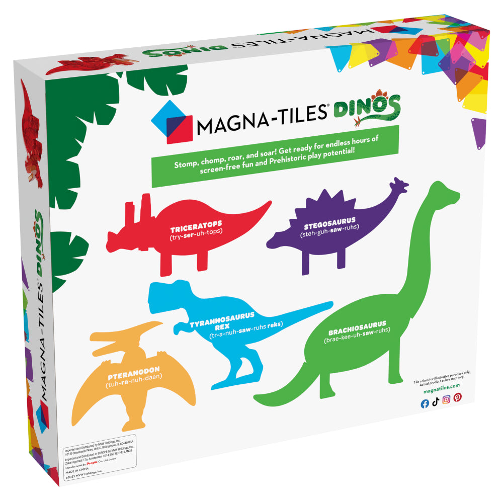 Magna-Tiles Dinos 5pc Set