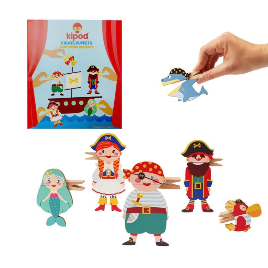 Clothespin Puppets Pirates
