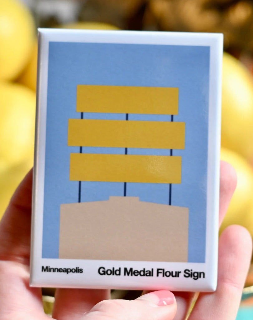 Gold Medal Flour Sign Minneapolis Magnet