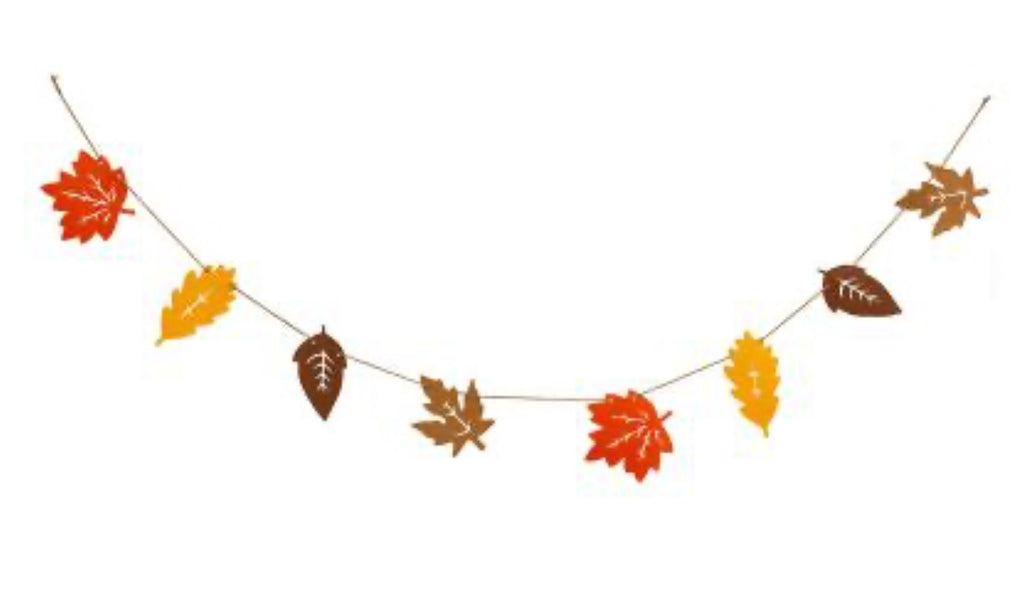 Fall Leaves Felted Garland