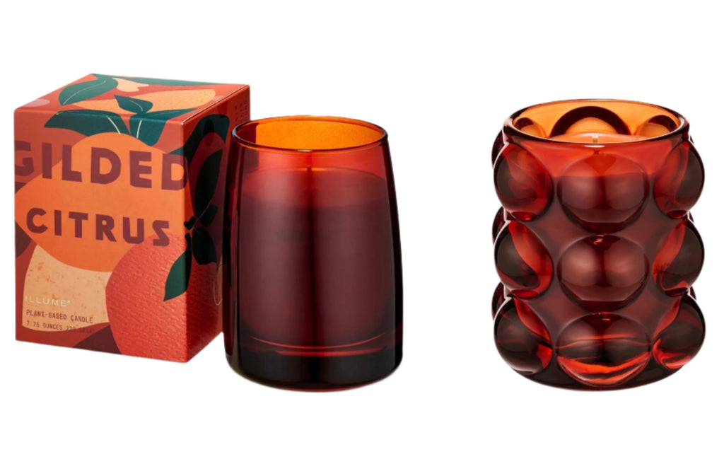 Gilded Citrus Candles