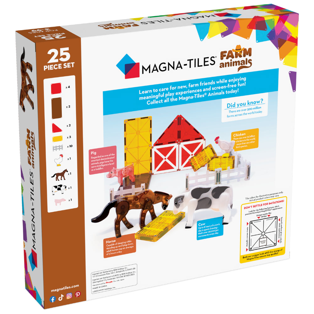 Magna-Tiles Farm Animal Set