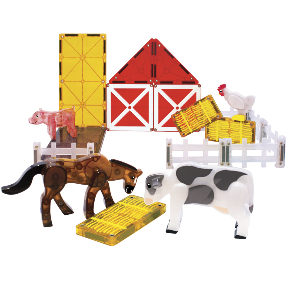 Magna-Tiles Farm Animal Set