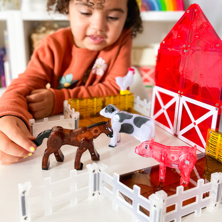 Magna-Tiles Farm Animal Set