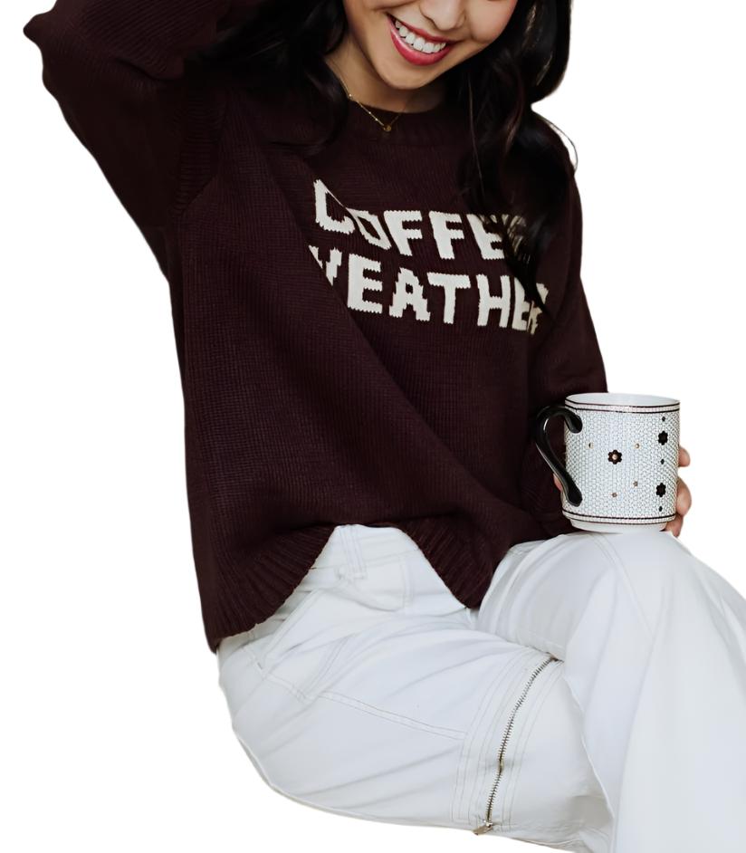 Coffee Weather Sweater  Panache Accessories   