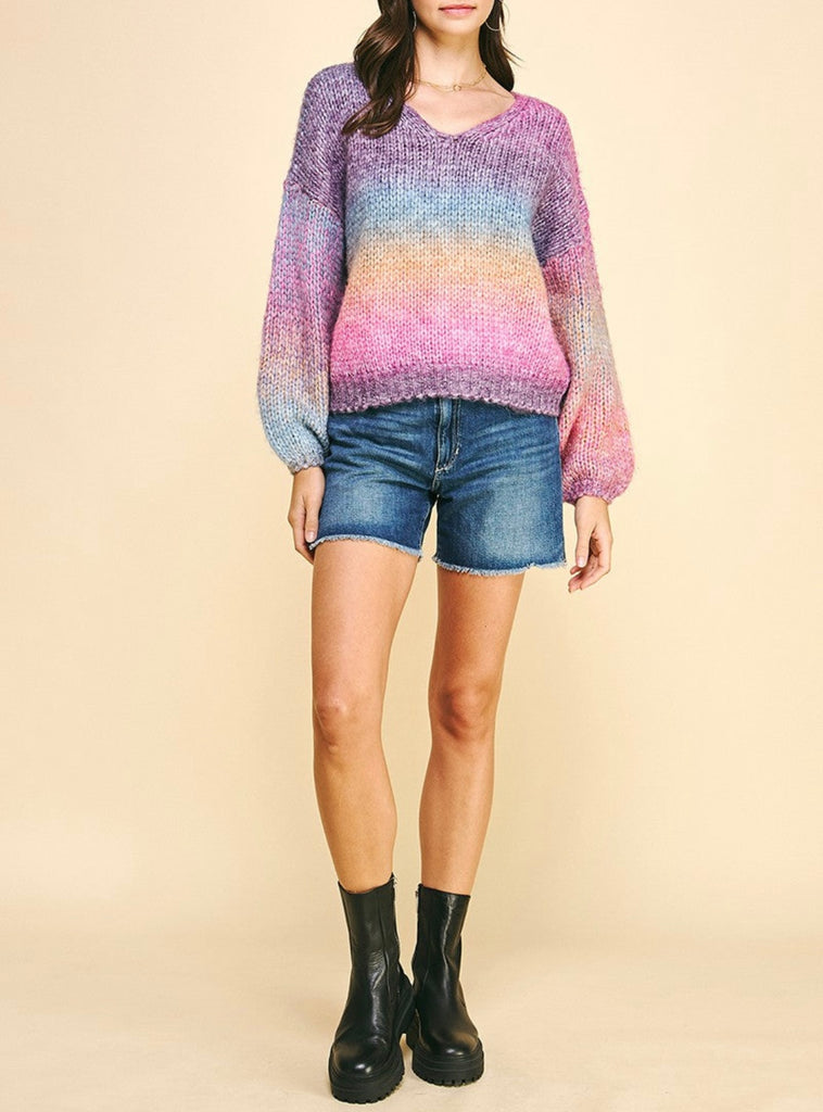 Pastel Rainbow Sweater