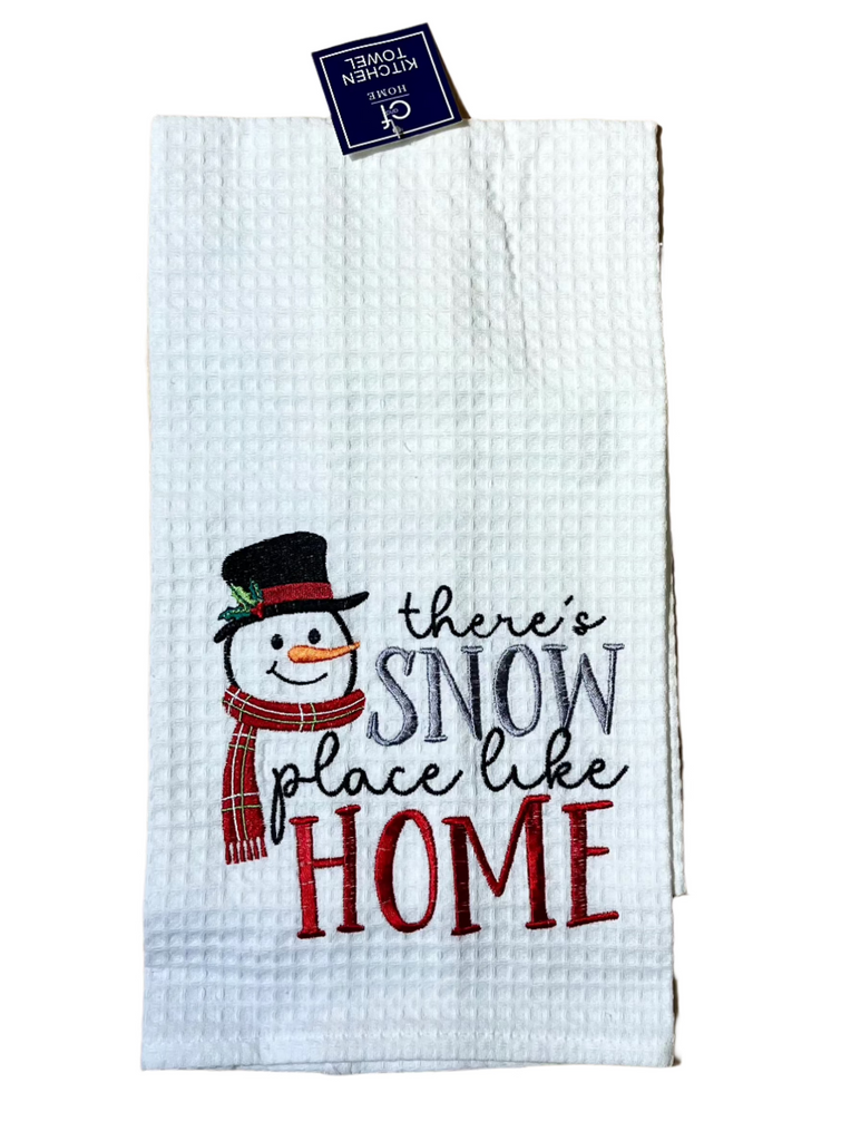 Snow Place Like Home Towel  C & F   