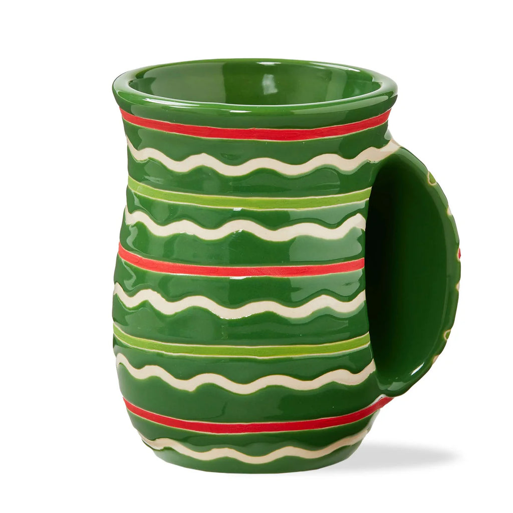 Festive Stripe Handwarmer Mug