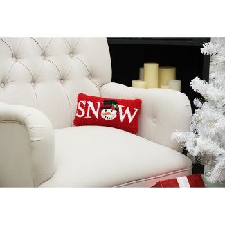 Snow Snowman Pillow  C & F   