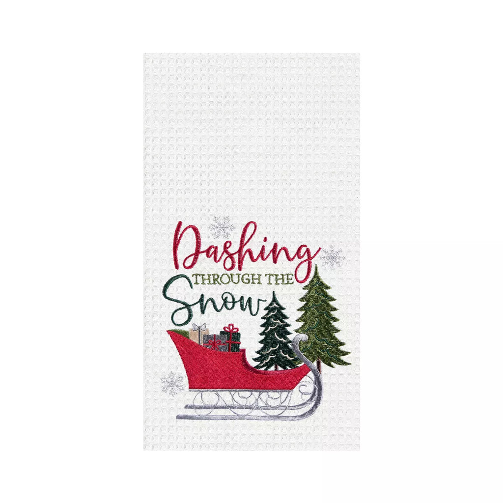 Dashing Through The Snow Towel  C & F   