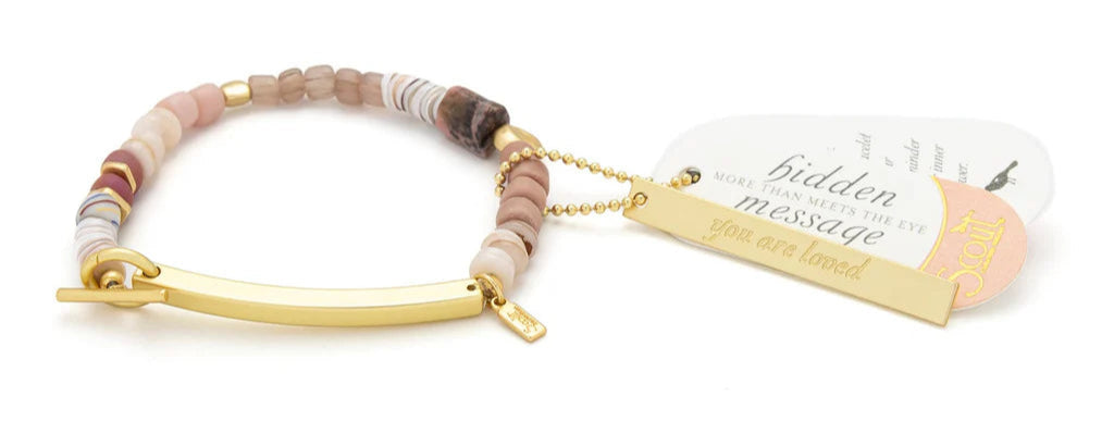 Hidden Message Bracelet- Loved