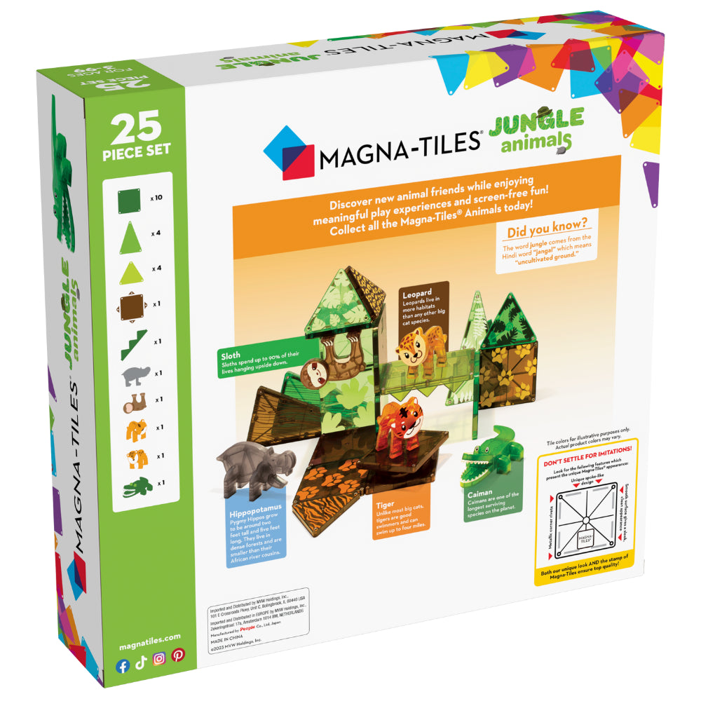 Magna-Tiles Jungle Animal Set