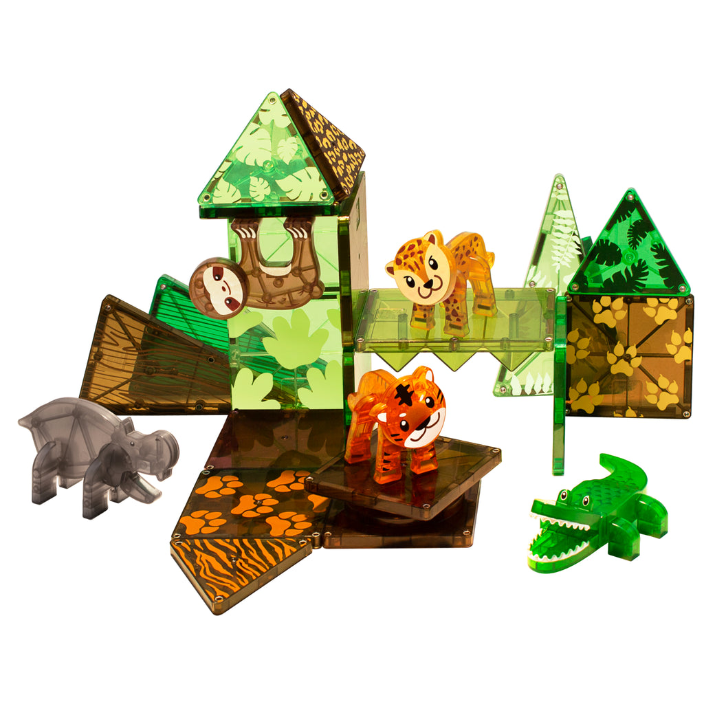 Magna-Tiles Jungle Animal Set