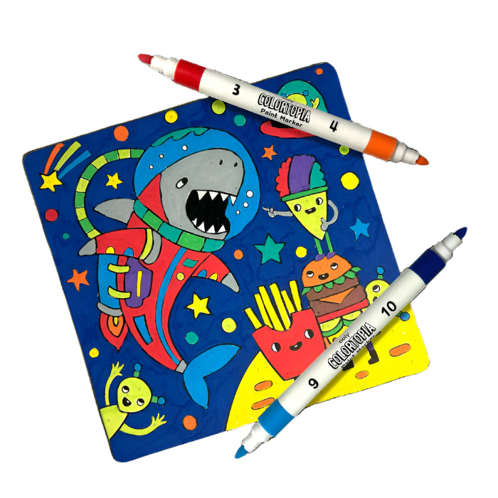 Colortopia color by number kit