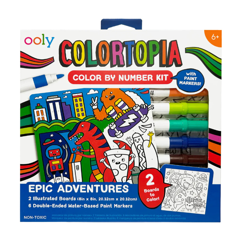 Colortopia color by number kit