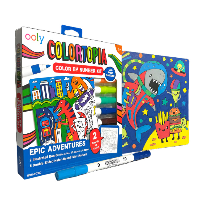 Colortopia color by number kit