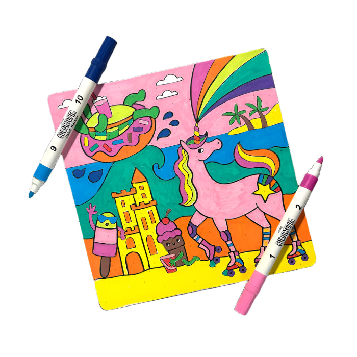 Colortopia color by number kit