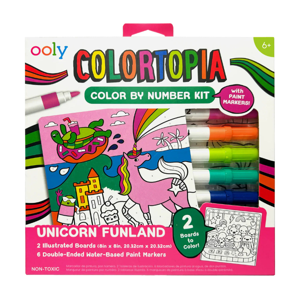 Colortopia color by number kit
