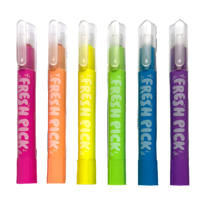 Apple Scented Neon Gel Crayons