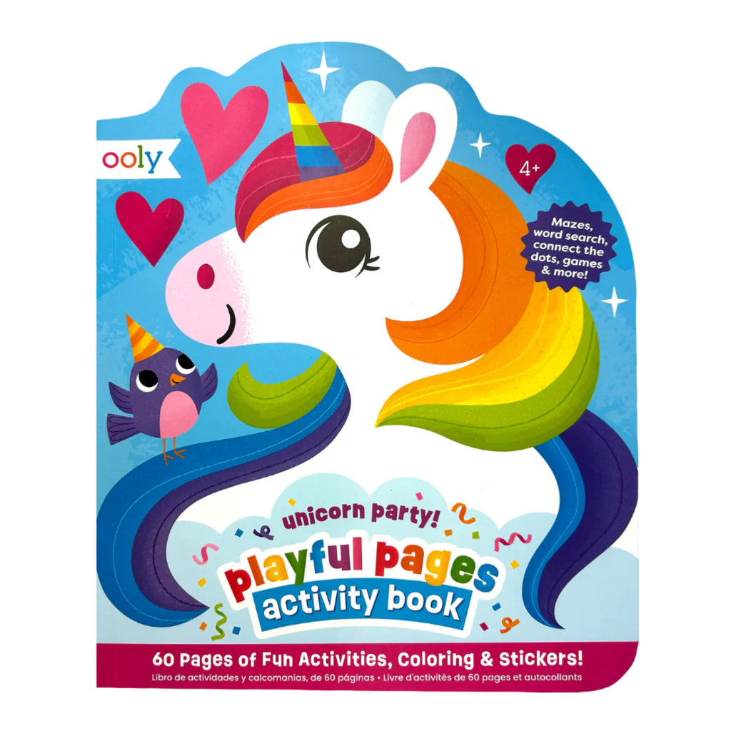 unicorn party Playful Pages Activity Book