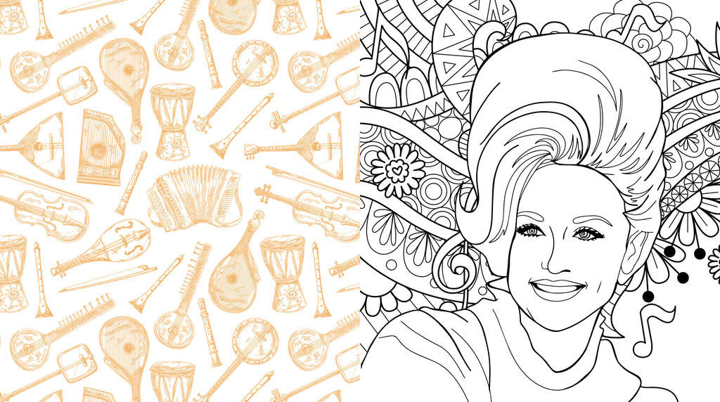 Unofficial Dolly Parton Coloring Book  Quarto Press   