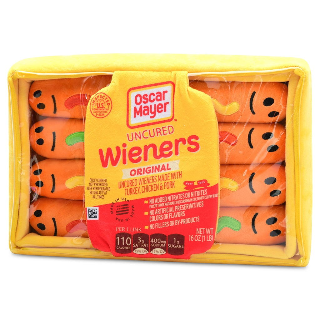 Oscar Mayer Wieners Packaging Plush  Iscream   