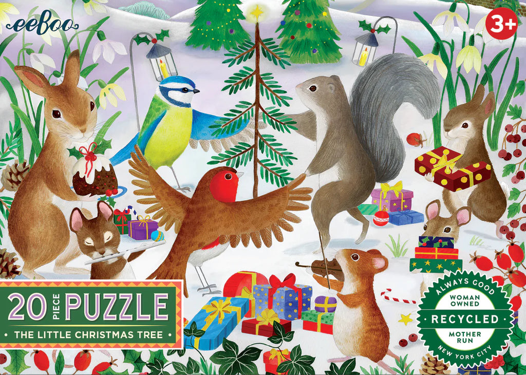 The Little Christmas Tree 20pc Puzzle  Eeboo   