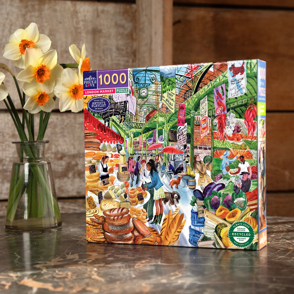 London Market 1000 Piece Puzzle  Eeboo   