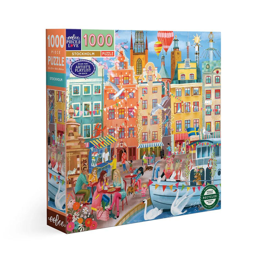 Stockholm 1000 Piece Puzzle  Eeboo   