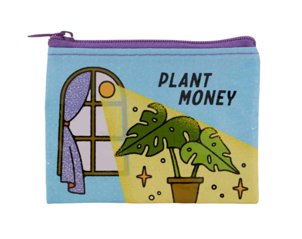 a purse that says plant money on it