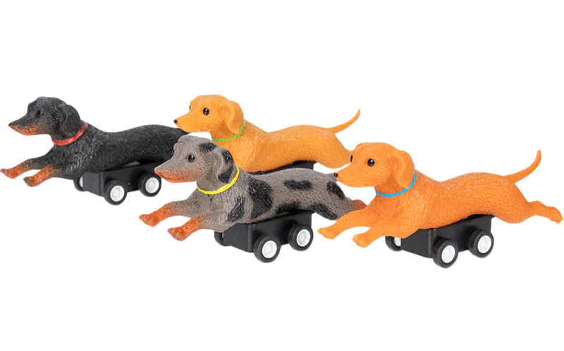 Racing Wiener Dogs