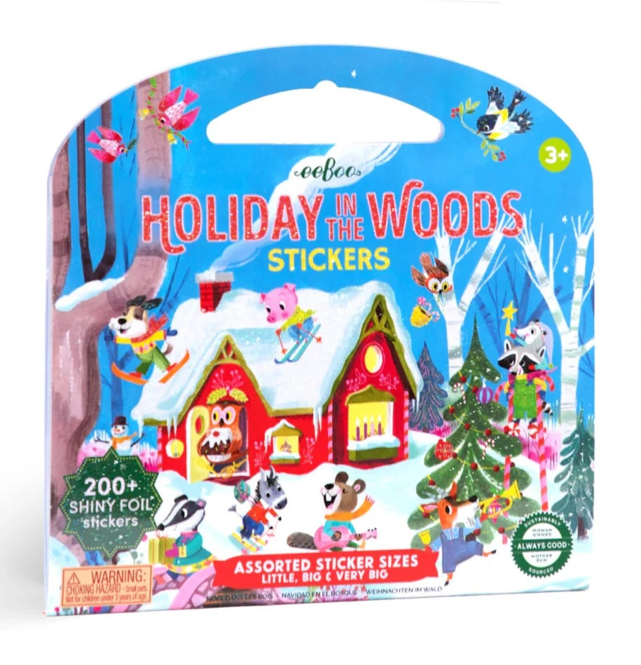 Holiday in the Woods Stickers  Eeboo   