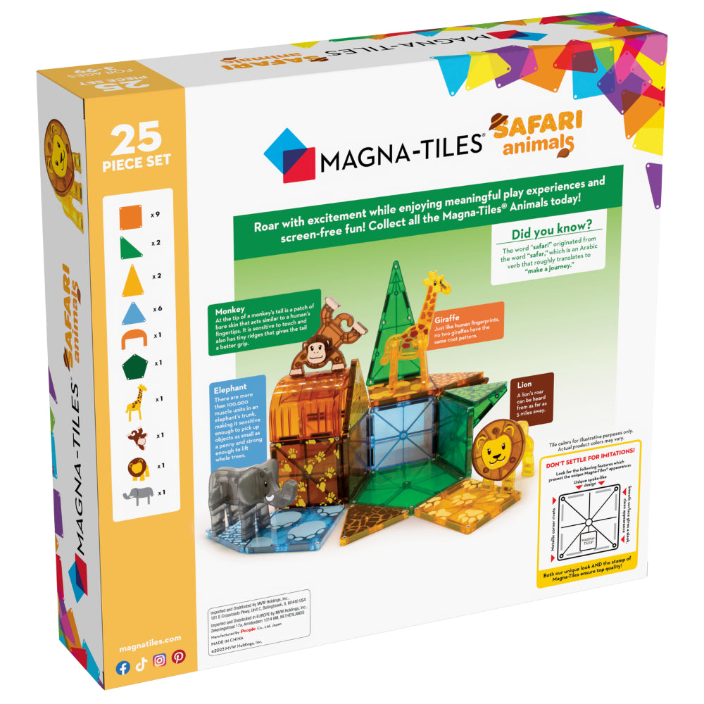 Magna-Tiles Safari Animal Set