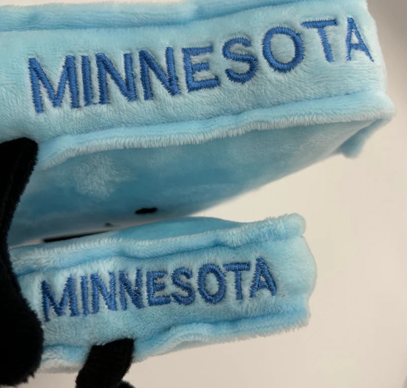 Mini Minnesota State Plushie Magnet  Stuffed States USA   