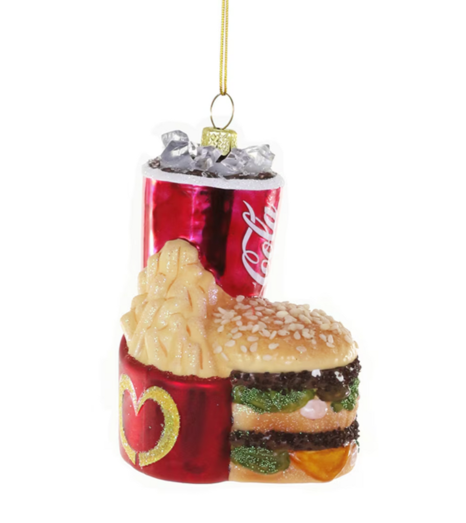 Fast Food Burger Ornament