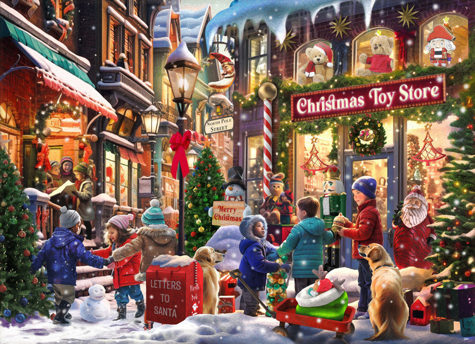 Christmas Toy Store 1000 Piece Puzzle  Vermont Christmas Company   