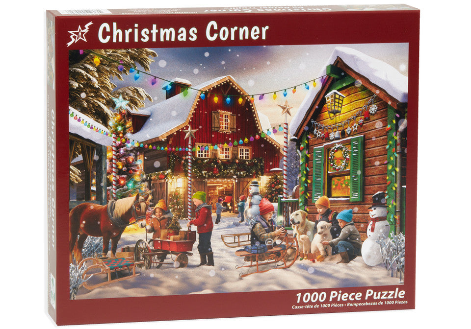 Christmas Corner 1000 Piece Puzzle  Vermont Christmas Company   