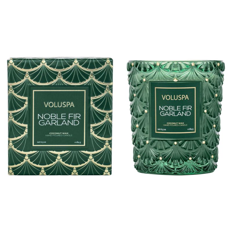 Noble Fir Garland Candles  Voluspa   