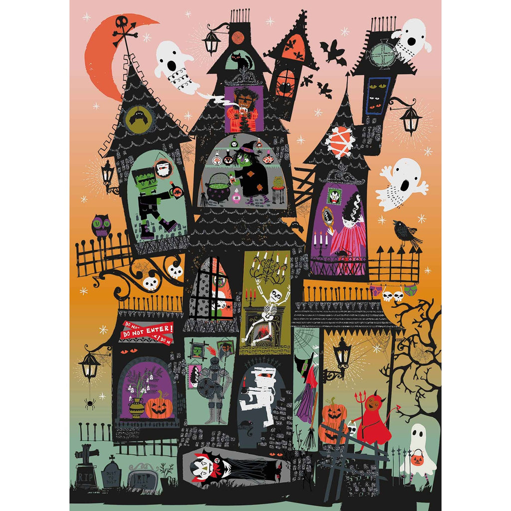 Haunted House 1000 Piece Puzzle  Werkshoppe   