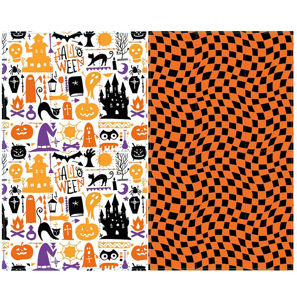 Halloween Icons Microfiber Towel  Werkshoppe   