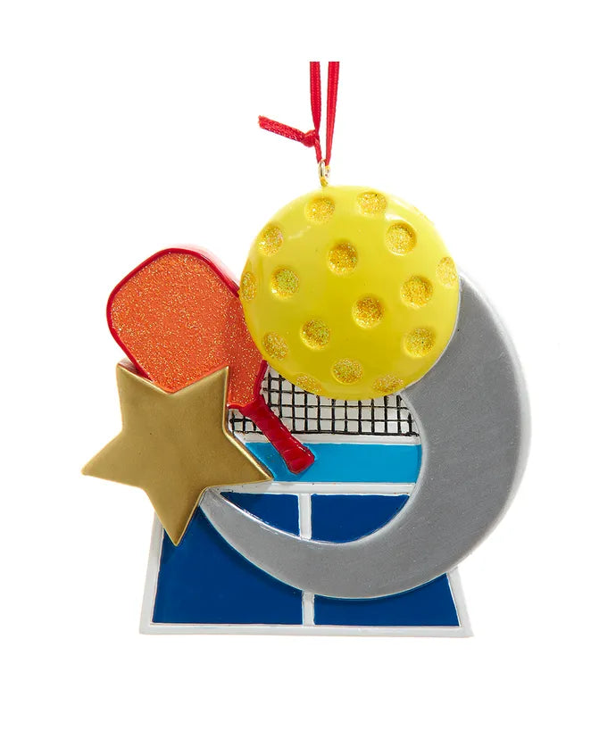 Pickleball Personalized Ornament  Kurt Adler   