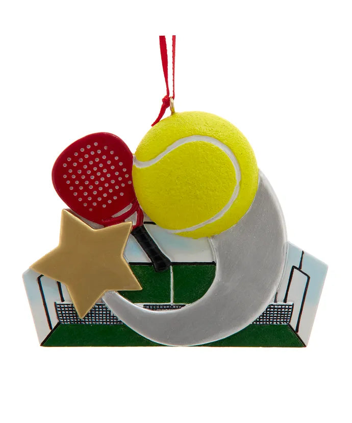 Padel Racket Personalized Ornament  Kurt Adler   