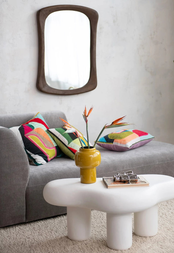 Velvet Abstract Pillow