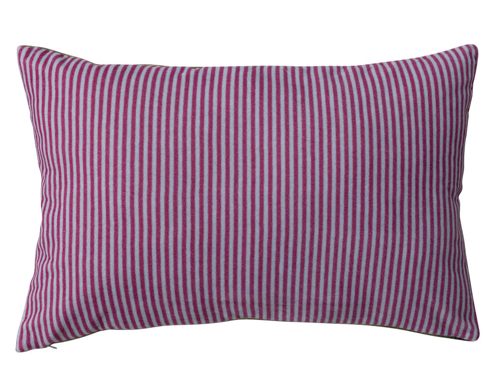 Velvet Abstract Lumbar Pillow