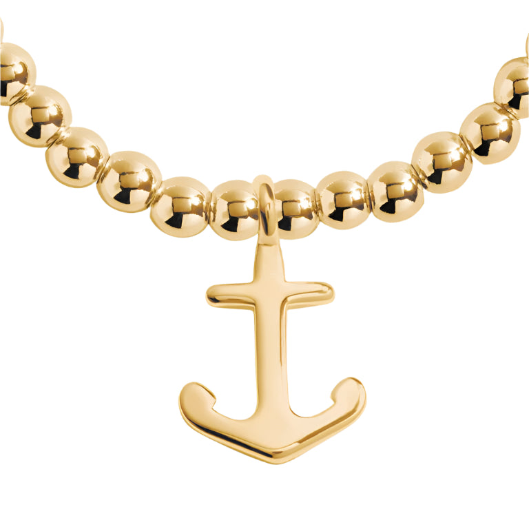 Gold Anchor Bracelet
