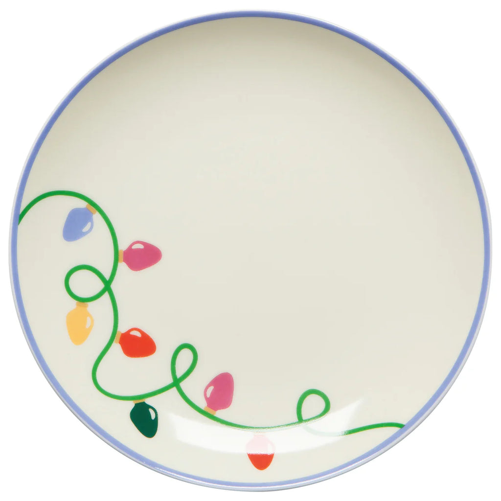 Holiday Glow Christmas Appetizer Plate